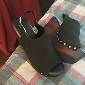 Torrid  black platform wedges